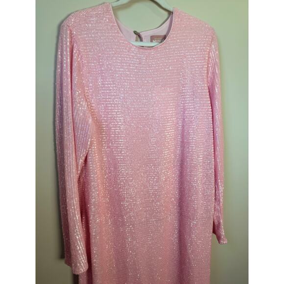 NEW NWT Show Me Your Mumu Maddison Maxi Dress Pink Sequin Size XXL - Picture 5 of 7